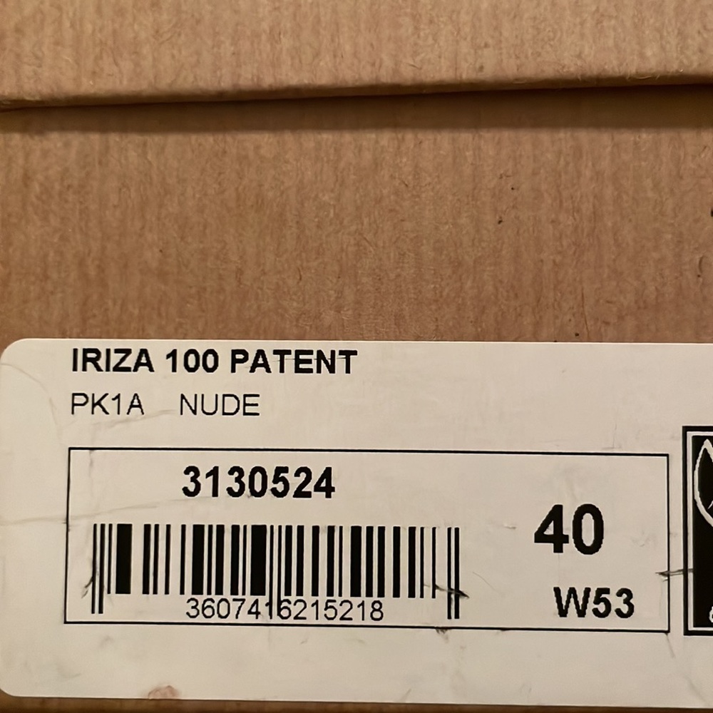 Iriza Patent 100mm Half-d'Orsay Red Sole High-Heel Pumps - Picture 5 of 5